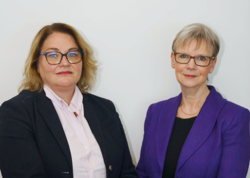 Emma Jones and Karen Ashton L to R